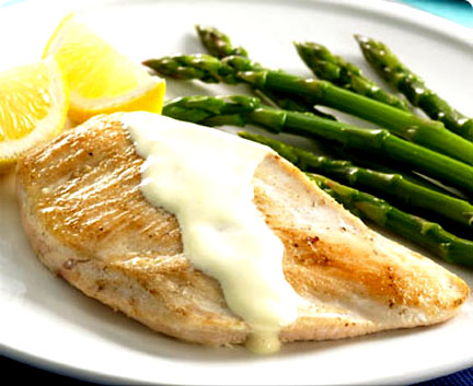 Stir Fried Abalone With Chicken And Asparagus